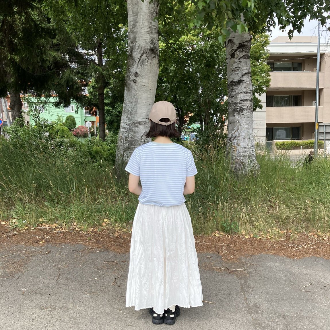 後ろ姿
