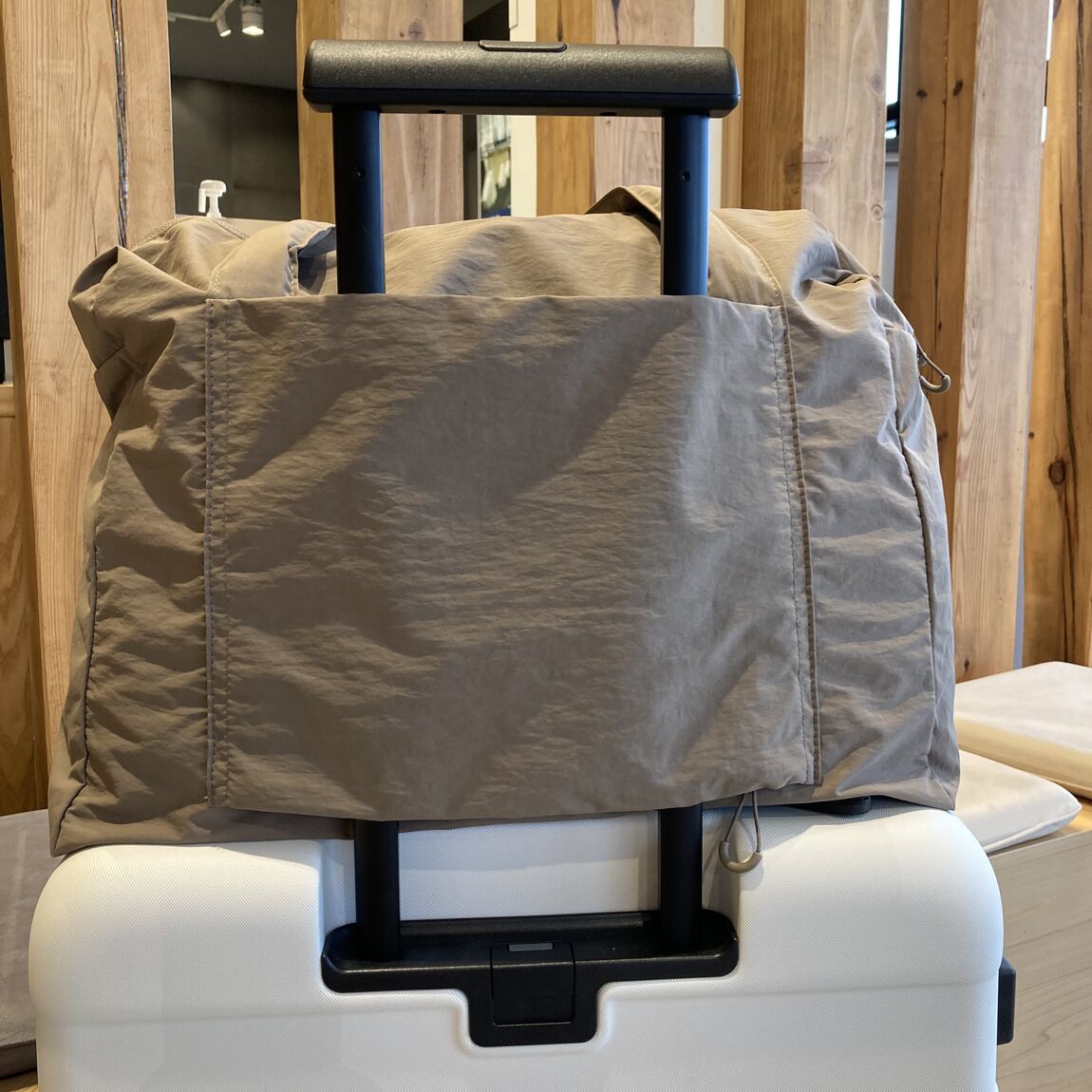 【仙台ハーベストビレッジ】荷物が増えても安心たためるボストンバッグ_cX9RLp