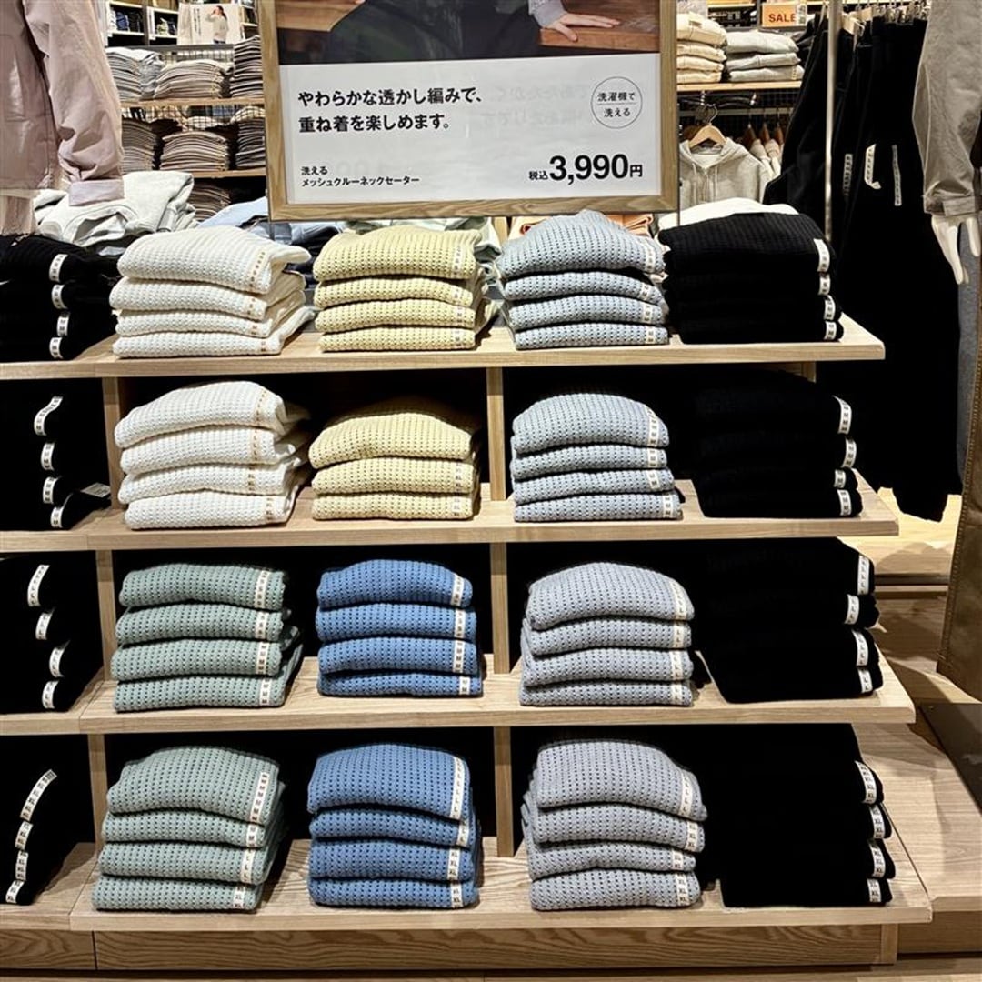 【ららぽーと堺】洗濯機で洗える！メッシュニット商品のご紹介