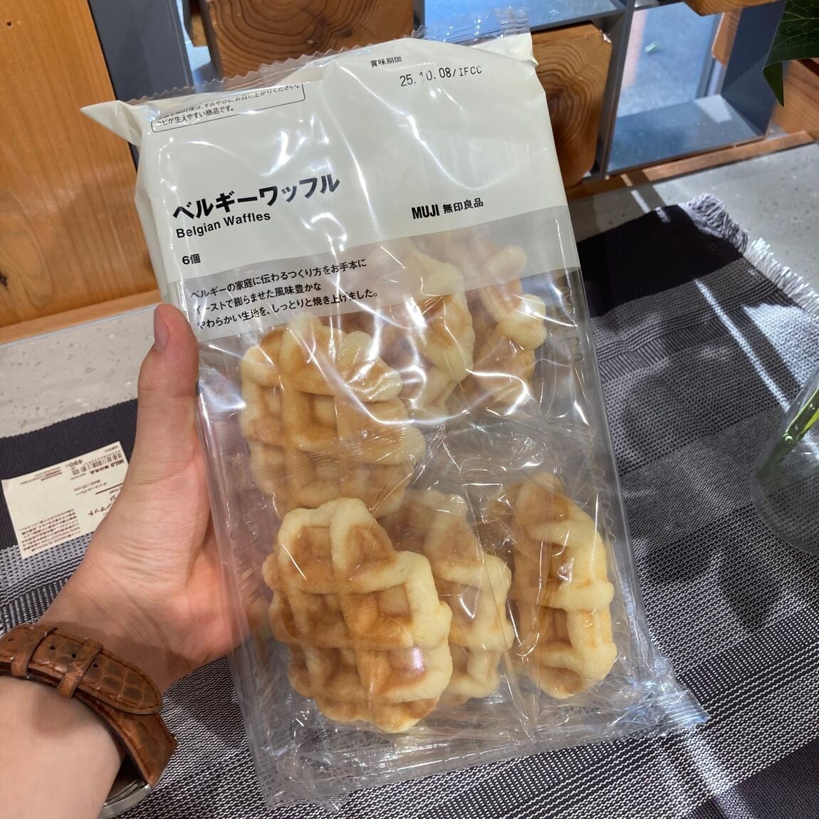 ベルギーワッフルの写真