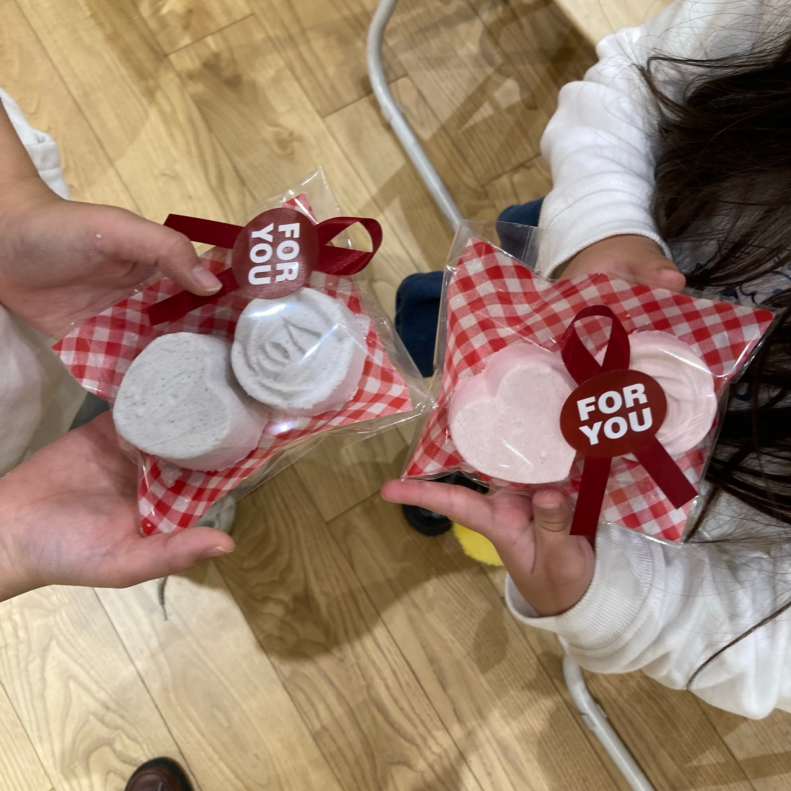 完成したバスボム