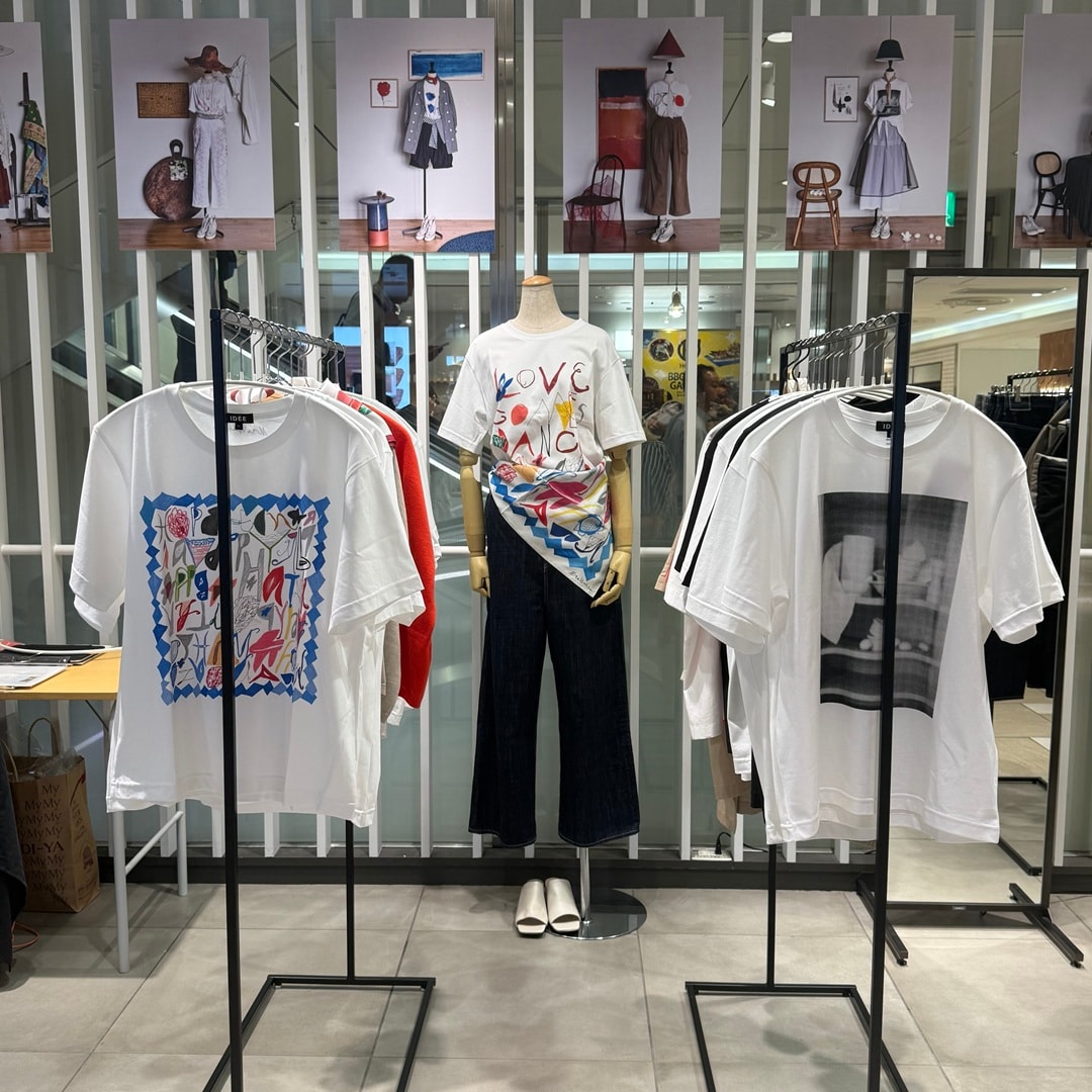 【IDÉE新宿店】本日より開催！IDÉE T-shirt pop up "Life in ArTee"​ _7r3xyJ