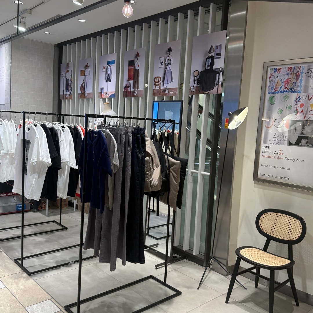 【IDÉE新宿店】本日より開催！IDÉE T-shirt pop up "Life in ArTee"​ _U56ADF
