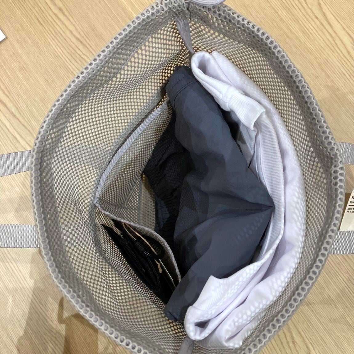 【キッピーモール三田】立体メッシュ持ち手つき巾着に新色が登場しました! _bX3aQ1