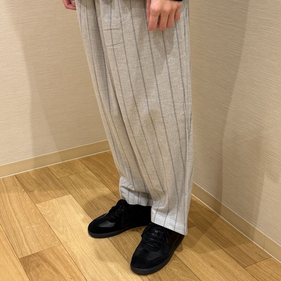 【リヴィン田無】肌寒い季節に合わせた起毛素材のフランネルルームロングパンツ_Bfm2Ym