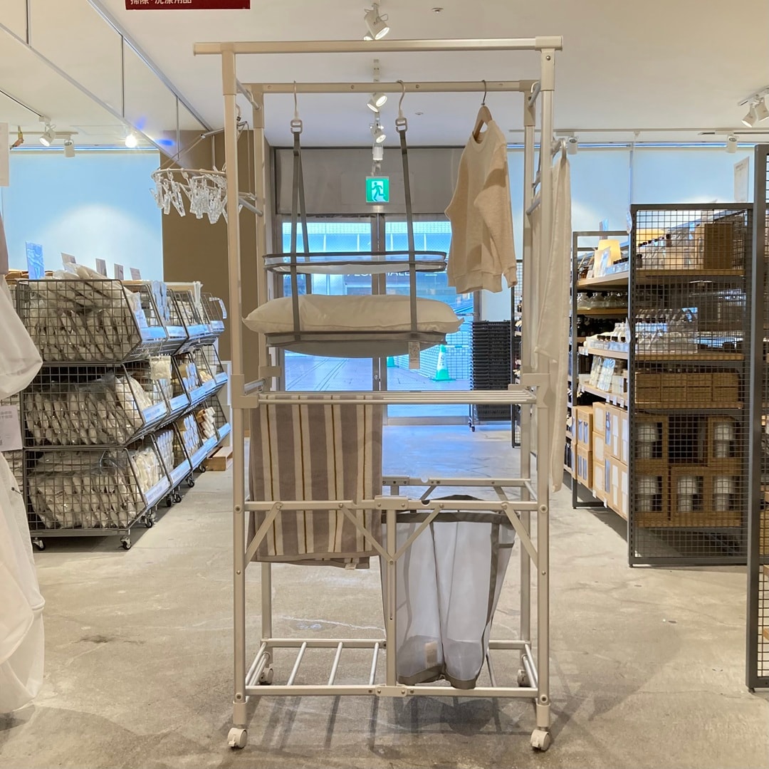 【無印良品イオンモール北大路】乾きにくい季節におすすめ、無印の部屋干し商品！_GOx2cR