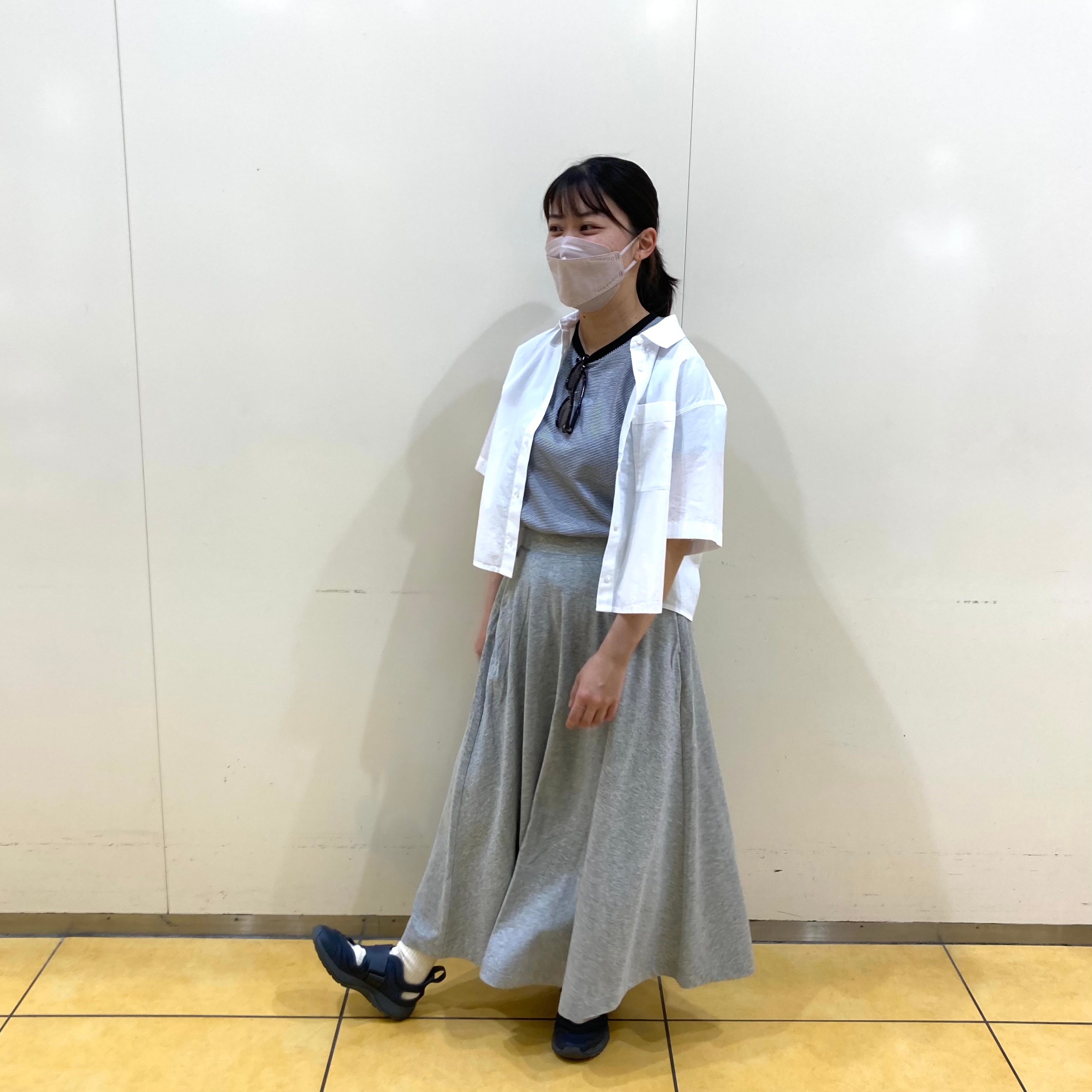 実際に着用している写真