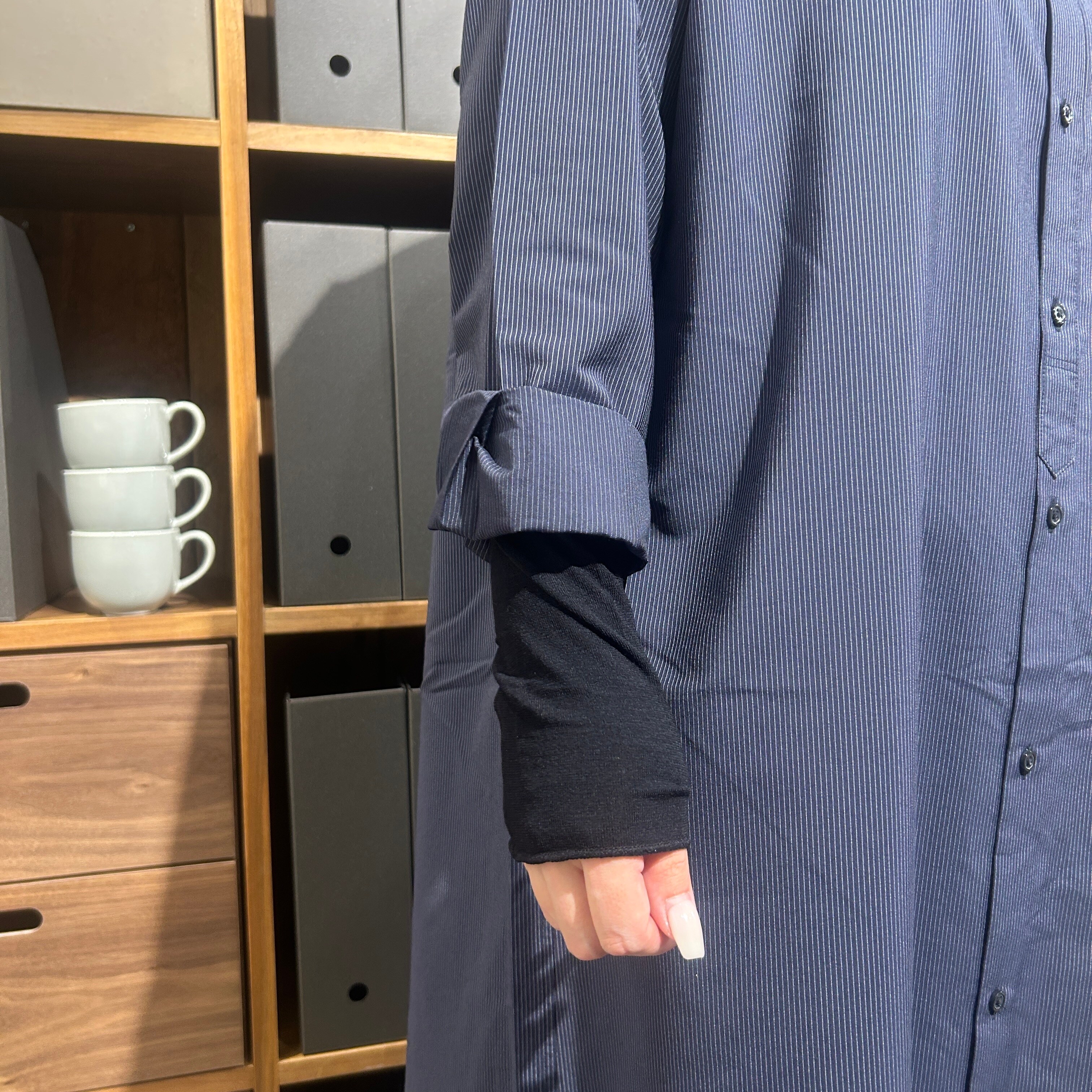 婦人　シアータートルネック長袖Tシャツ