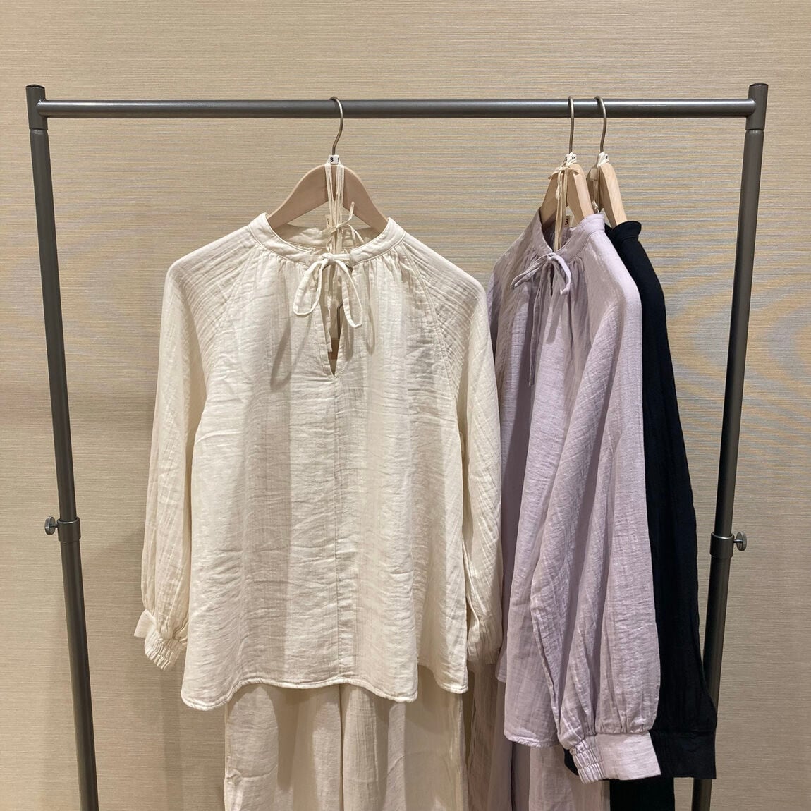 【コープさっぽろルーシー】ふんわりしぼガーゼ長袖ルームウェアセットのご紹介_NOcZm4