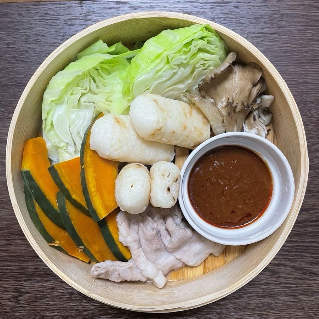 【アリオ倉敷】せいろ料理と合わせてあたためて食べるソース_28m9Bu