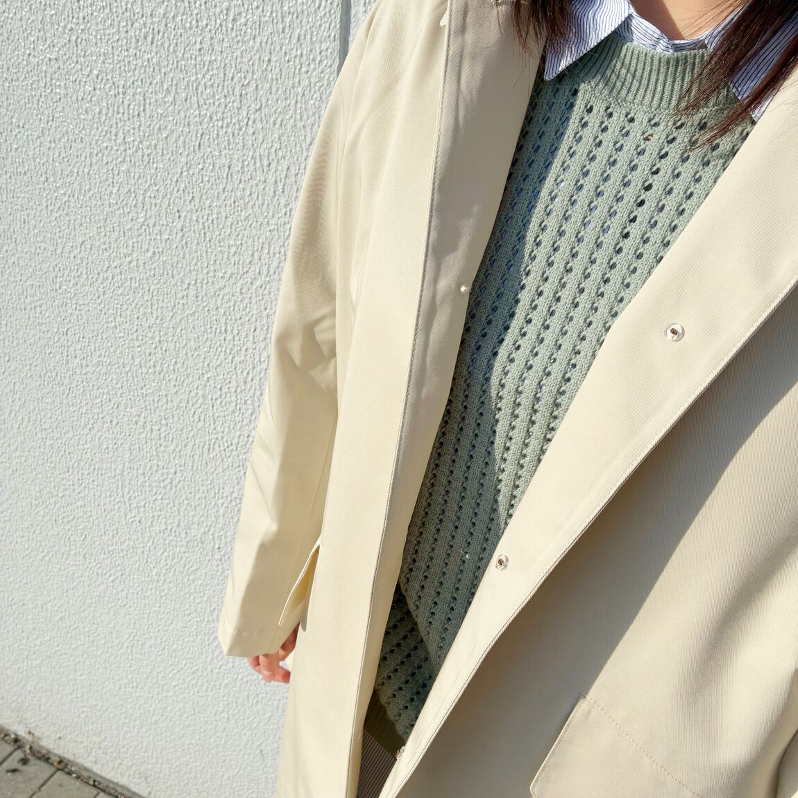 ステンカラーコート