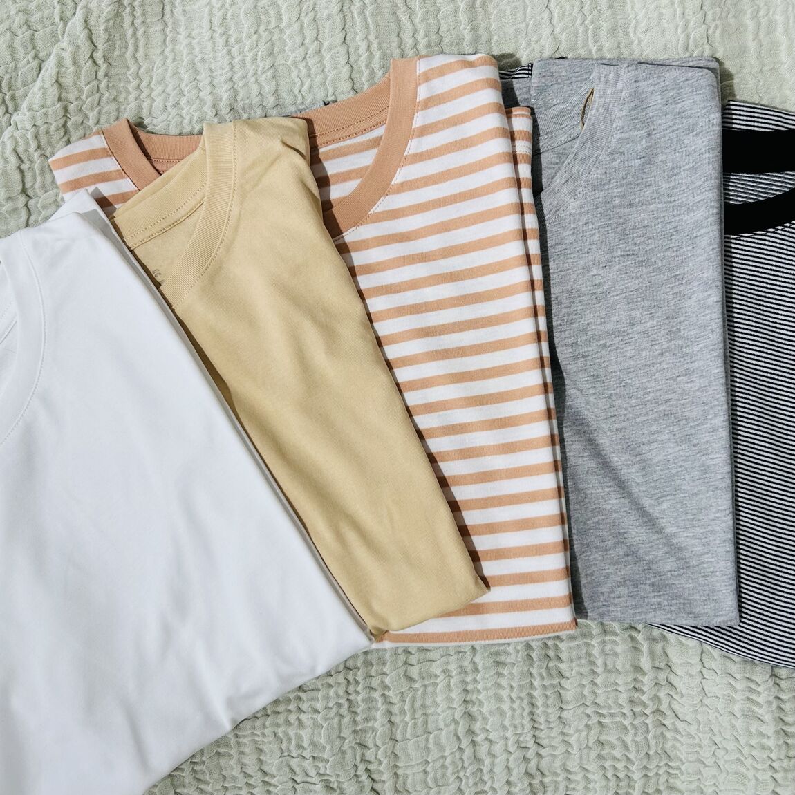 クルーネック半袖Tシャツ　