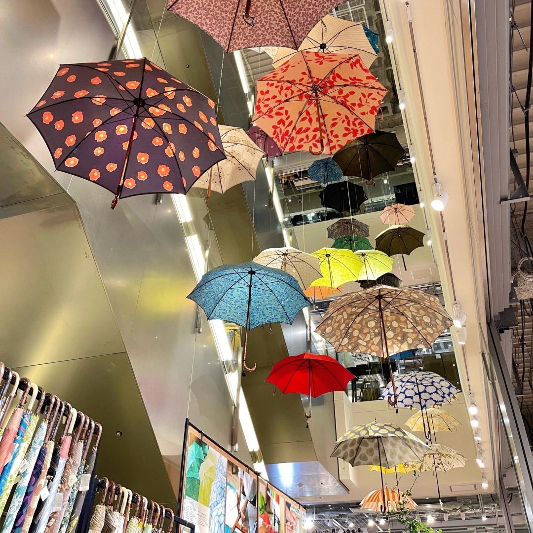 【銀座】イイダ傘店 展示販売会 傘の雨 ~It's Raining Umbrellas ~｜4F Open MUJI　
