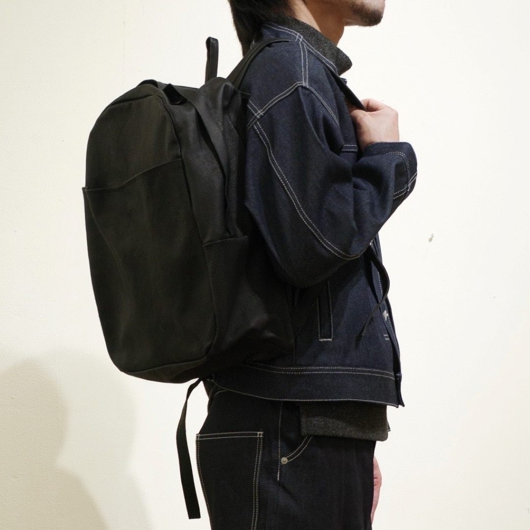 国産豚革のリュック