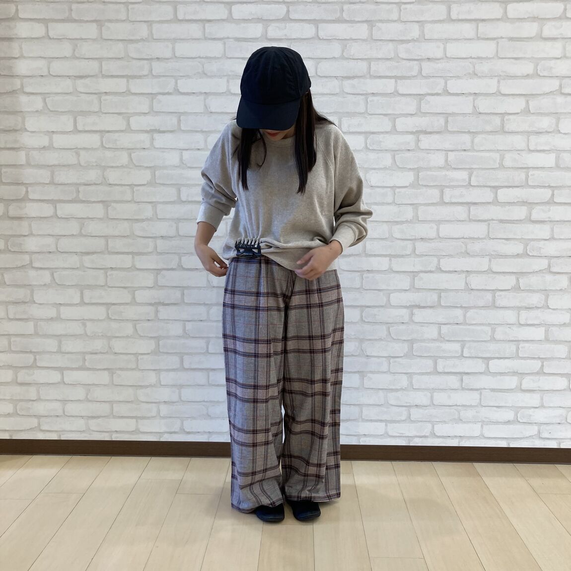 【泉中央セルバ】フランネル　ルームロングパンツ