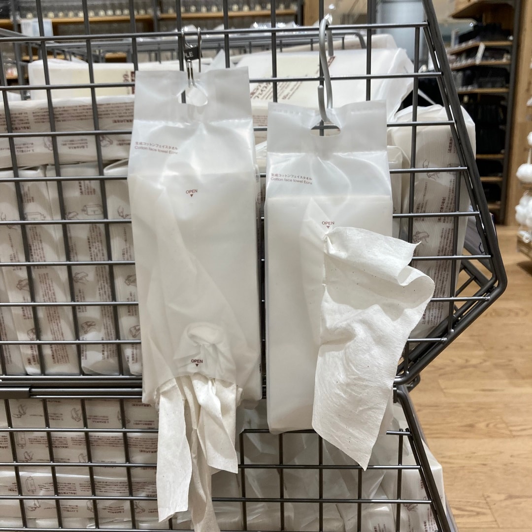 【イオンレイクタウンmori】生成コットンフェイスタオル