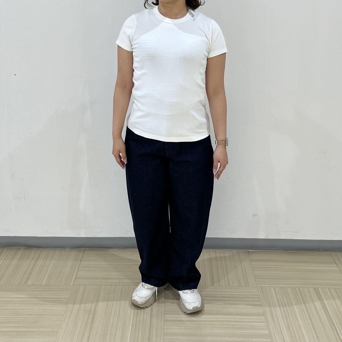 涼感汗じみしにくいクルーネック半袖Tシャツ