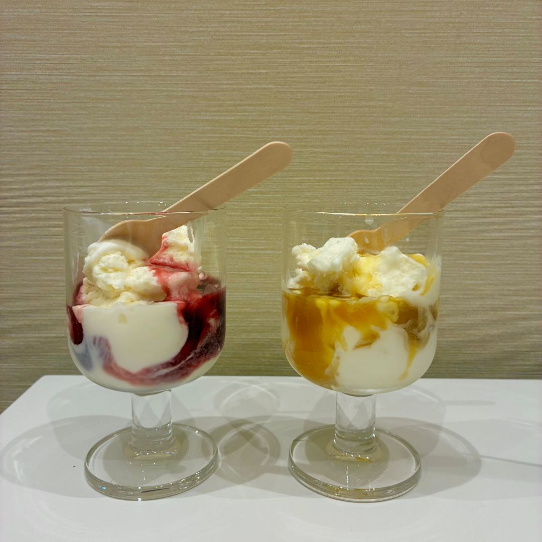 アイスクリームでつくるシェイク　