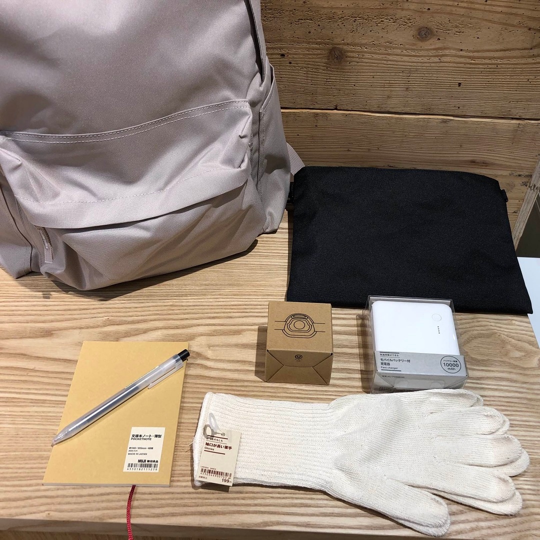 サコッシュの中に入れた商品の紹介