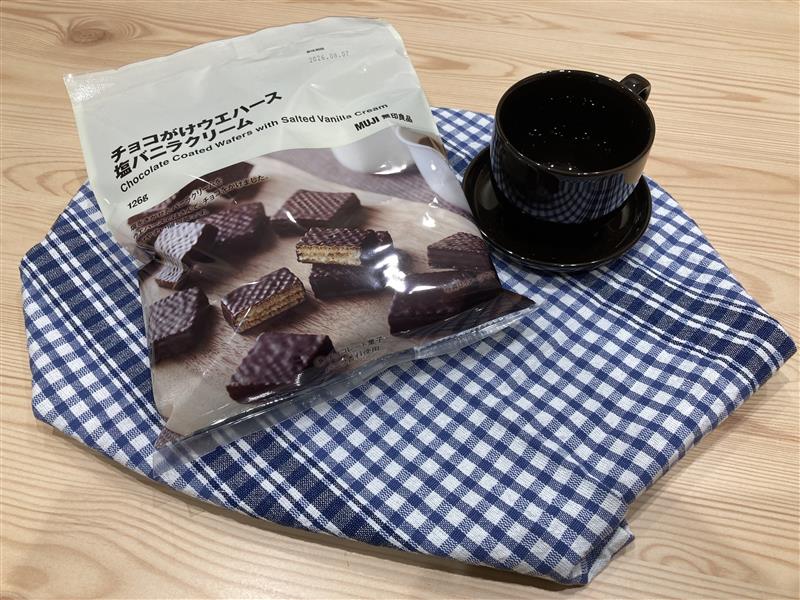 チョコがけウエハース　塩バニラクリームの画像
