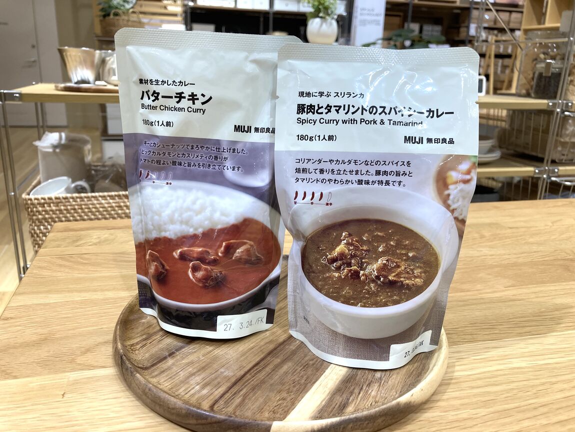 バターチキンとスリランカカレー