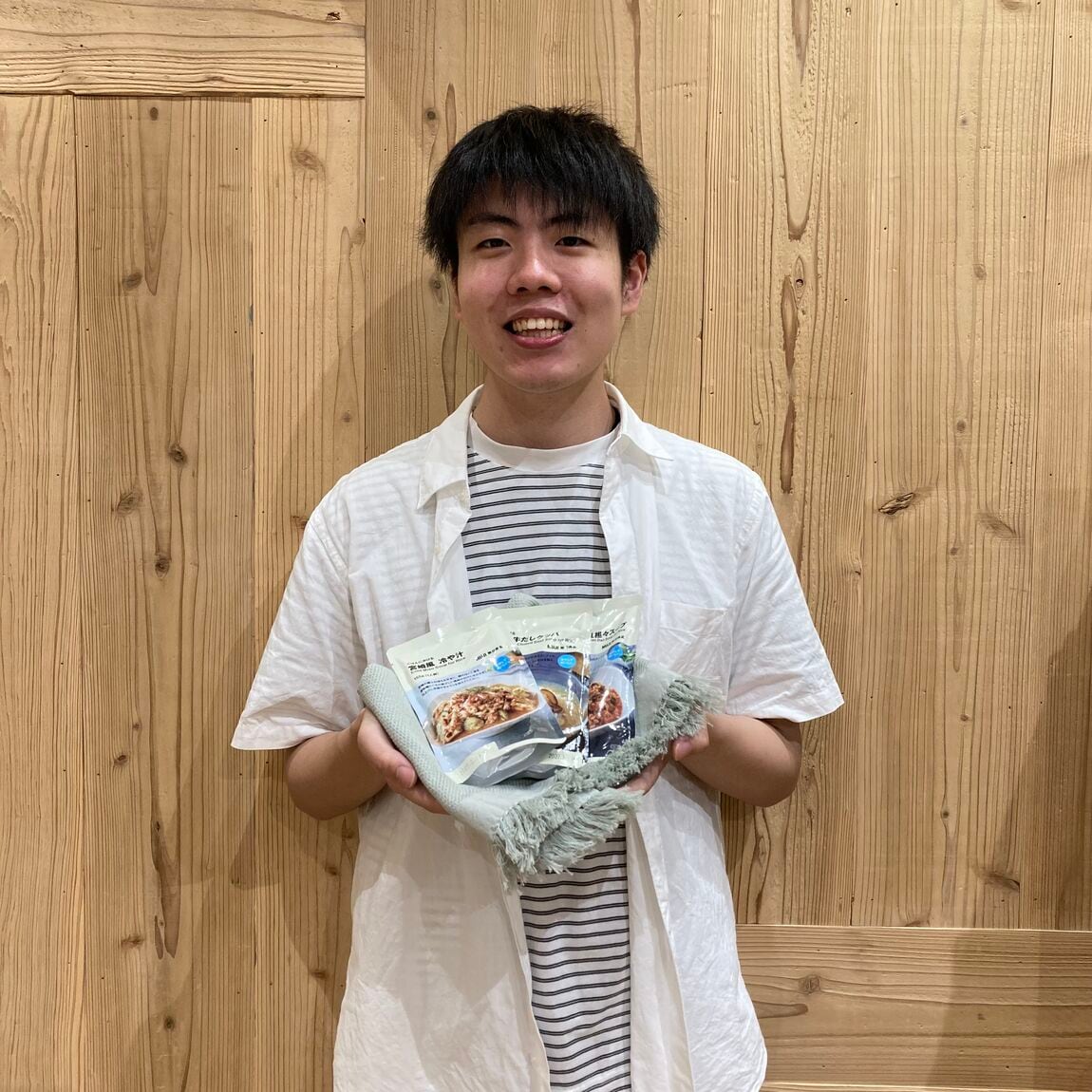 対象商品と当店スタッフ