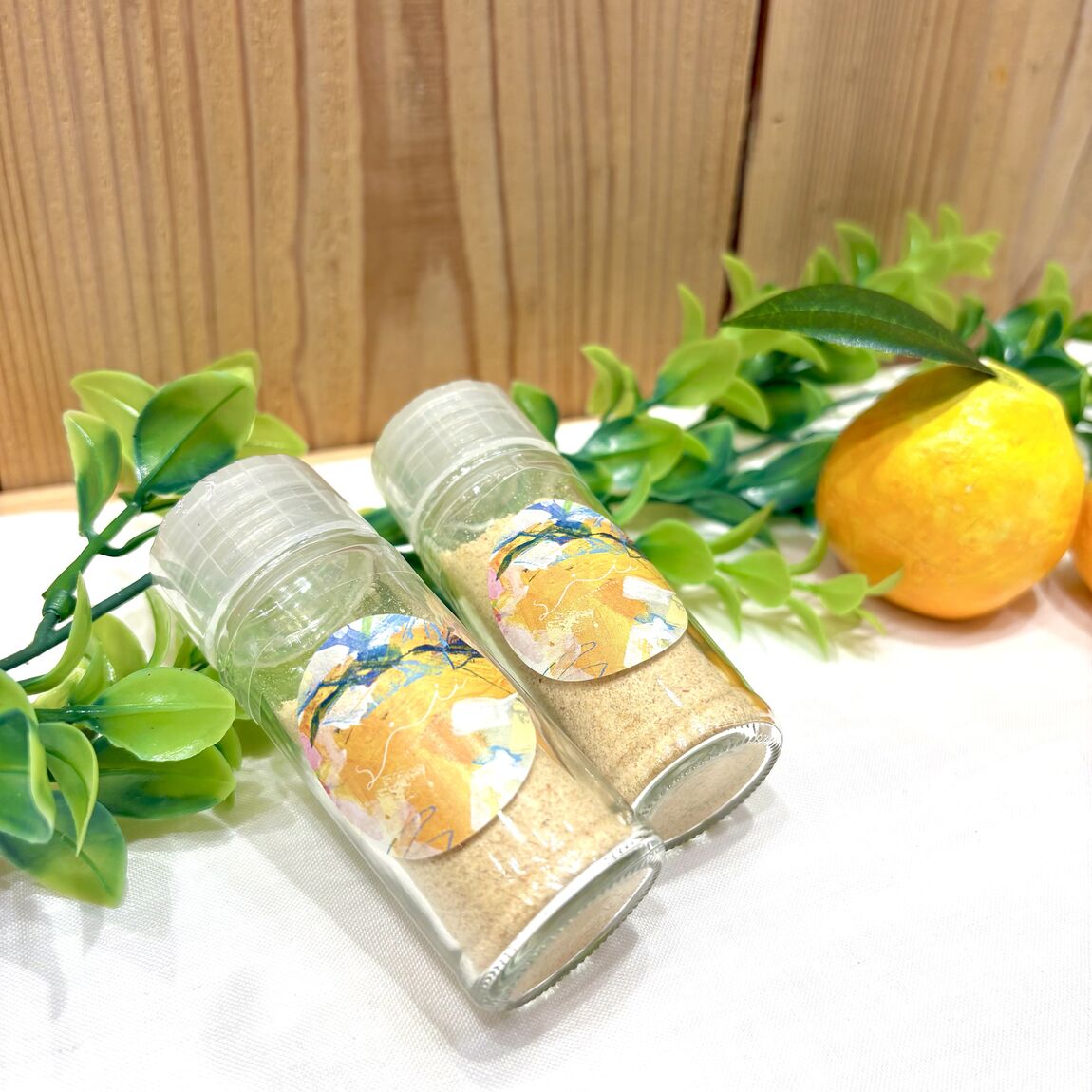 【白山北安田】甘酸っぱい夏の味覚！金沢ゆずシロップ（果肉入り）＆金沢ゆず塩_c581yV