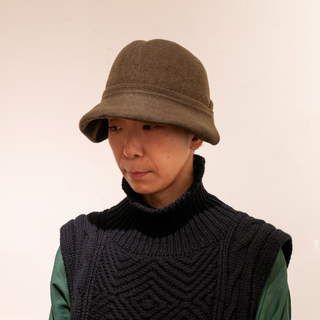 アレンジが楽しいchisakiの帽子