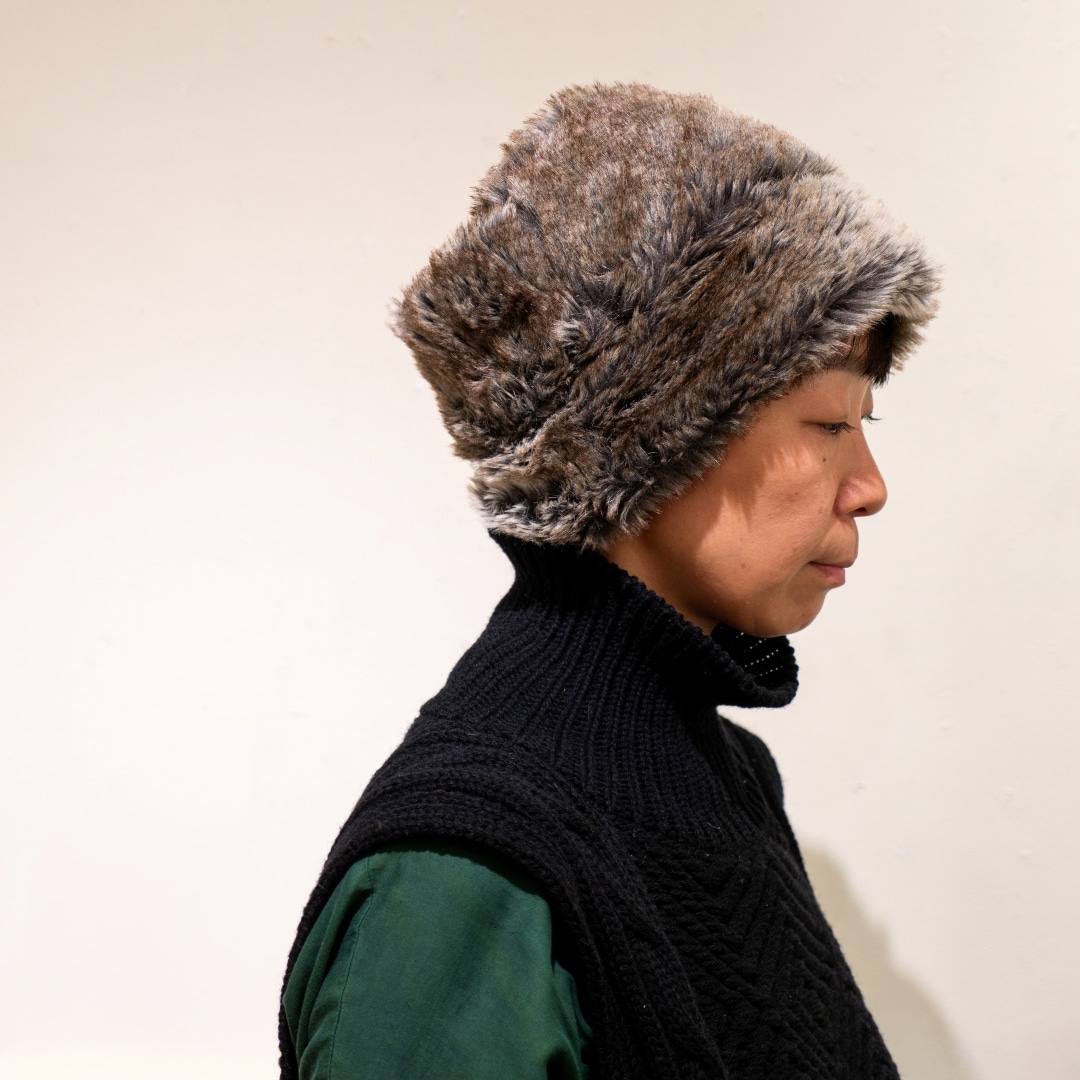 冬の相棒 chisakiのファーハット