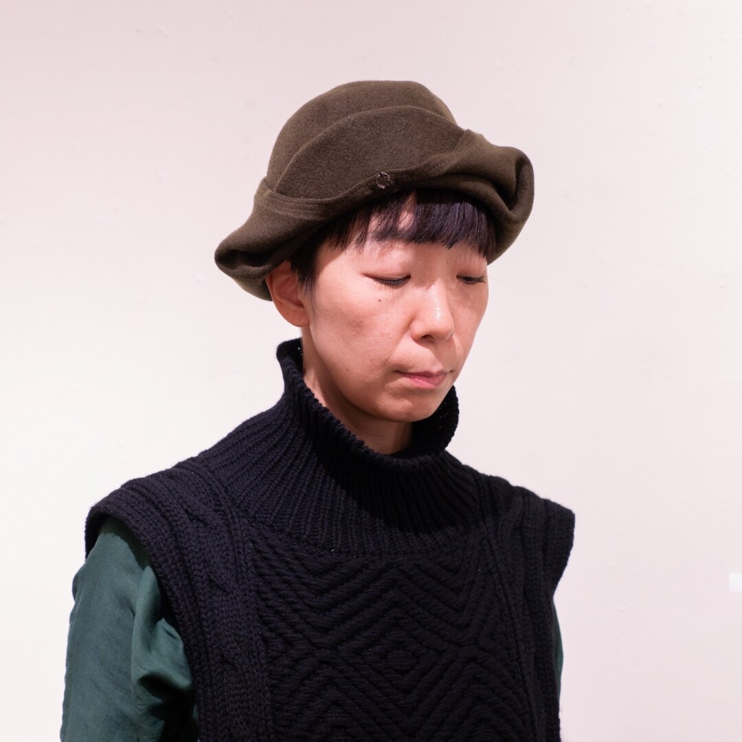 アレンジが楽しいchisakiの帽子