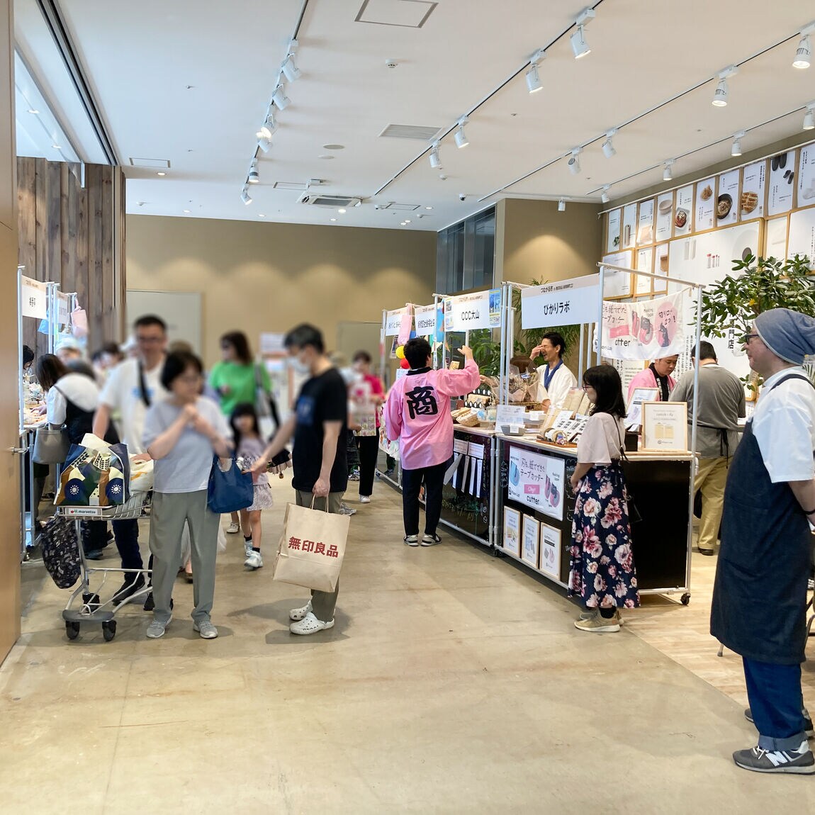 出店の様子
