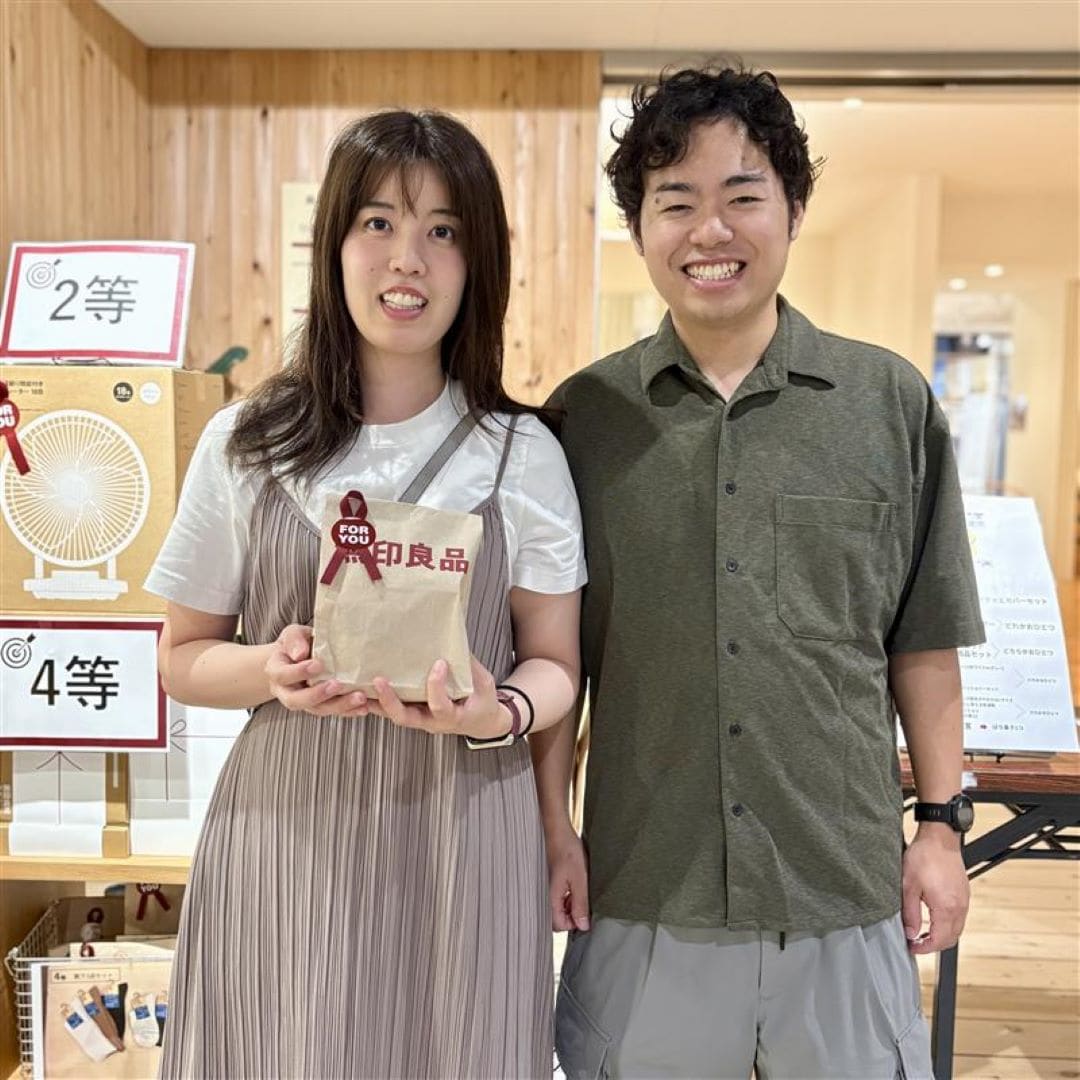 景品が当たったお客様