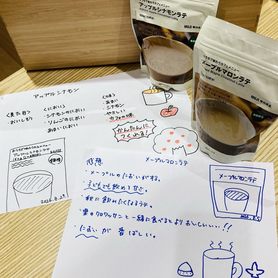 職場体験での試飲