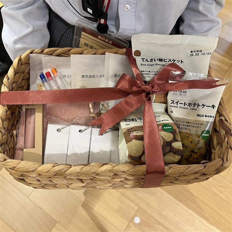 職場体験ギフト作成