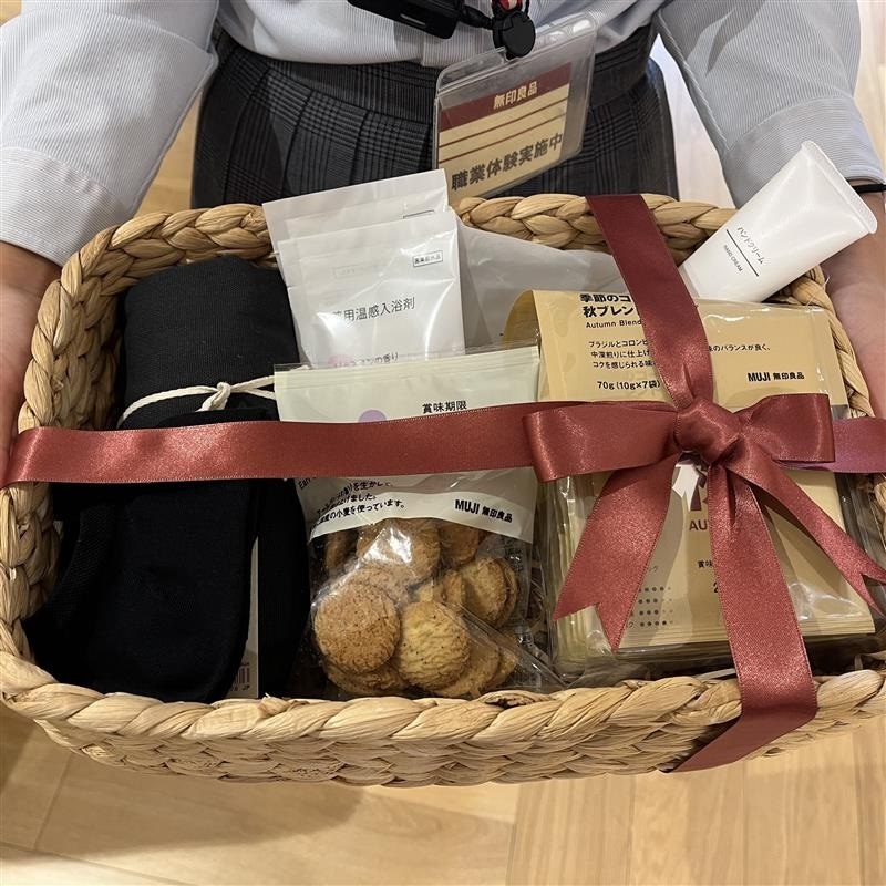 職場体験ギフト作成