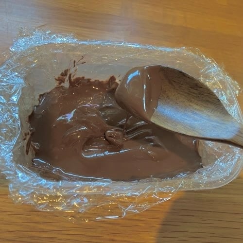 溶けたチョコ