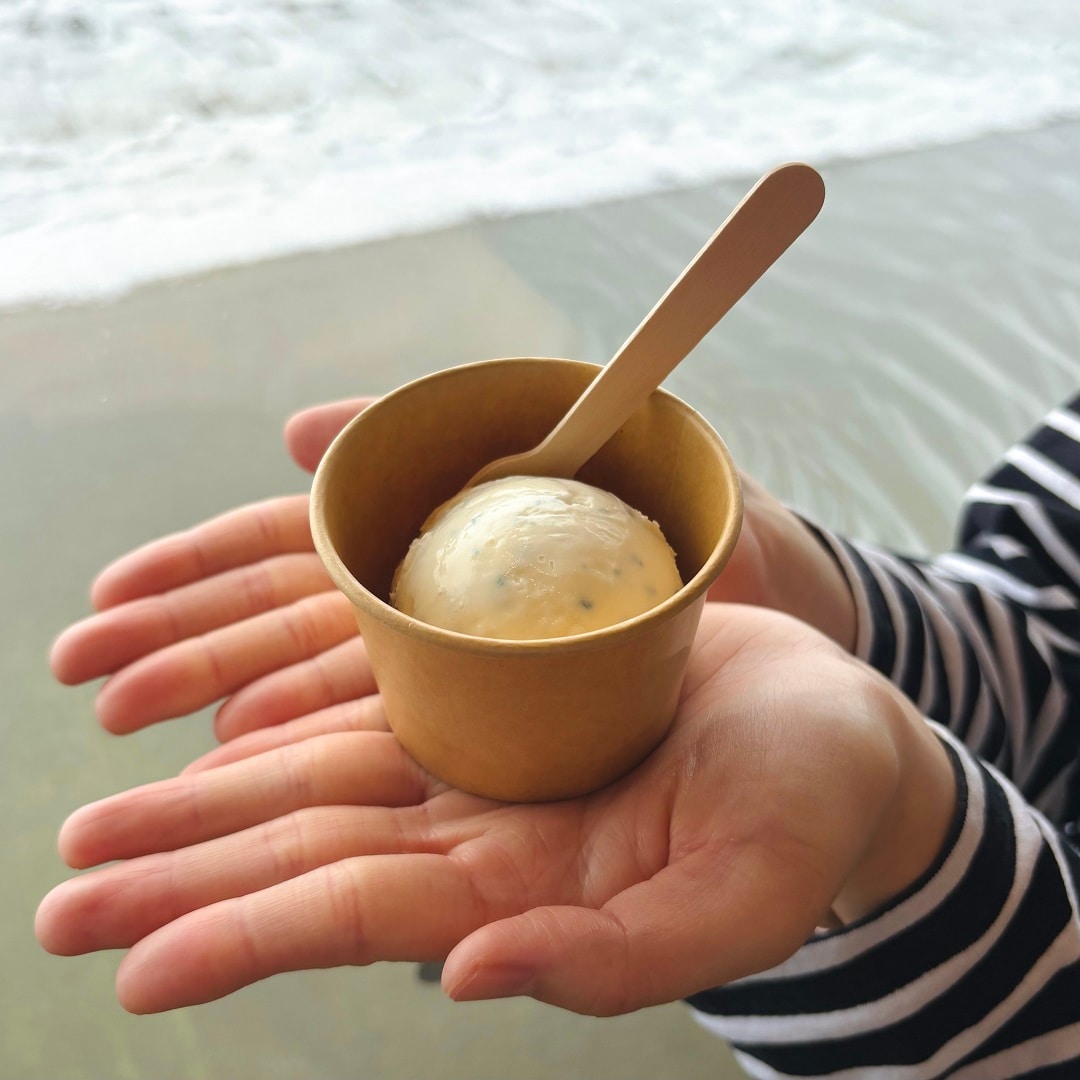 ホワイトチョコミントアイス