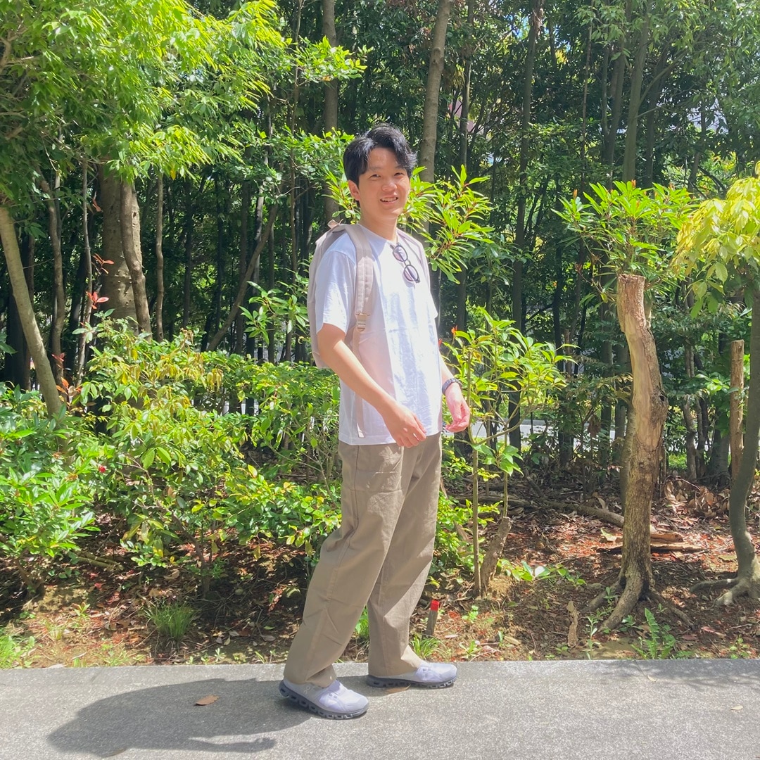 天竺編みクルーネックT