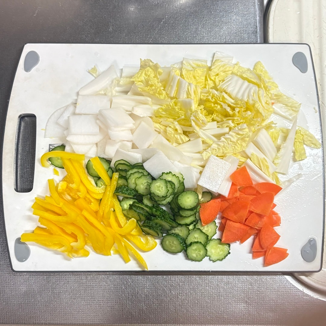 カットした野菜