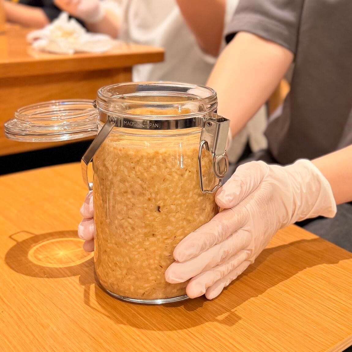 【阪急西宮ガーデンズ】大和大鉄砲大豆の味噌づくりつながる市ワークショップ　イベントレポート_f8aexk