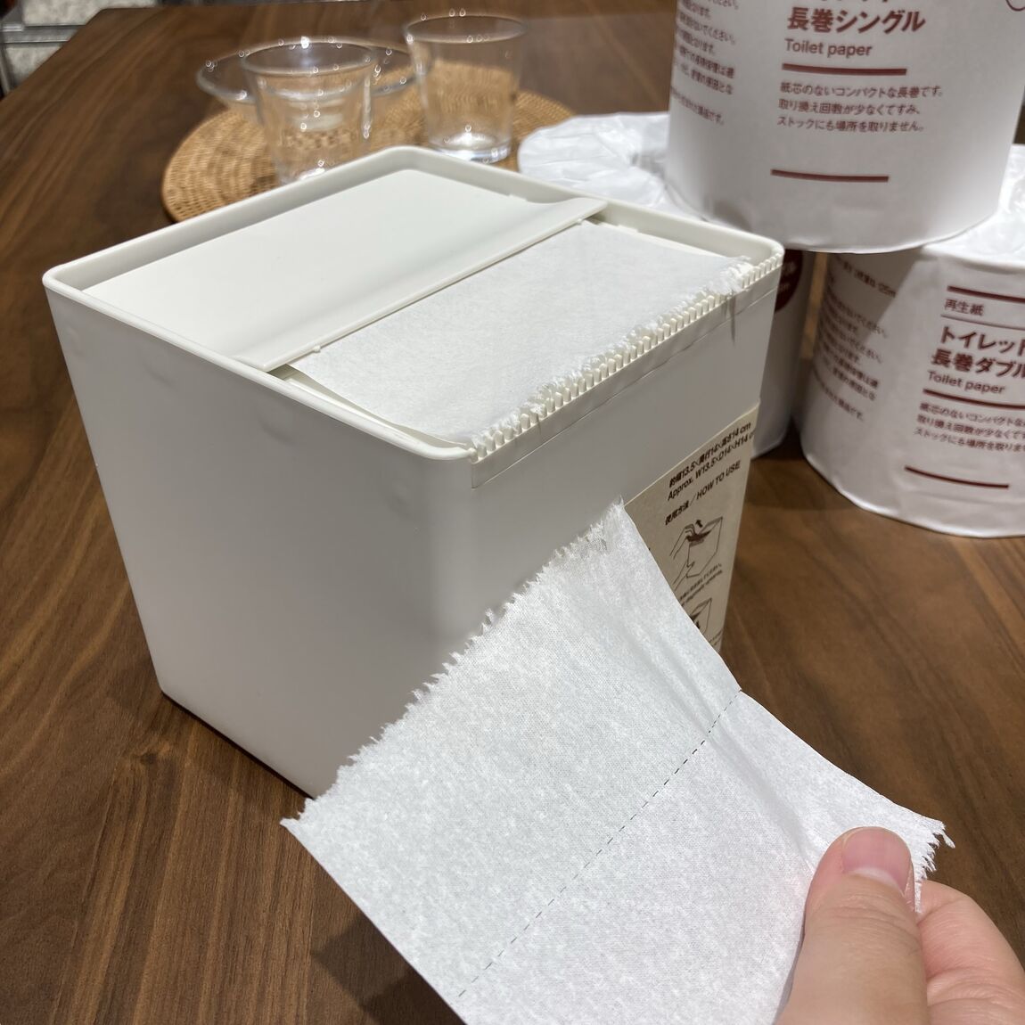 【イーストモール大仙】新登場「卓上用トイレットペーパーケース」_SMI80X