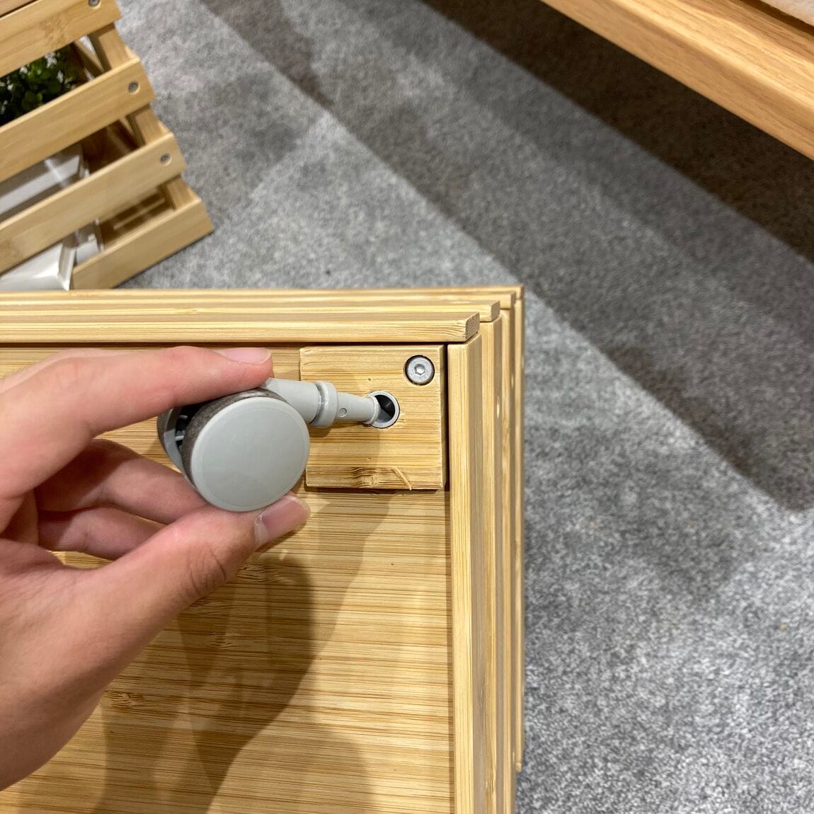 【ららぽーと堺】重ねて使える 竹材すのこボックス_rPlJ6S