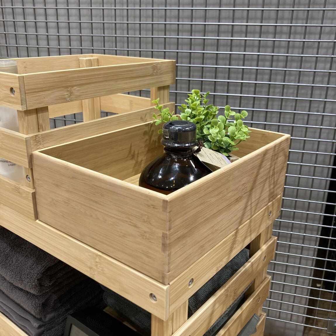 【ららぽーと堺】重ねて使える 竹材すのこボックスのご紹介