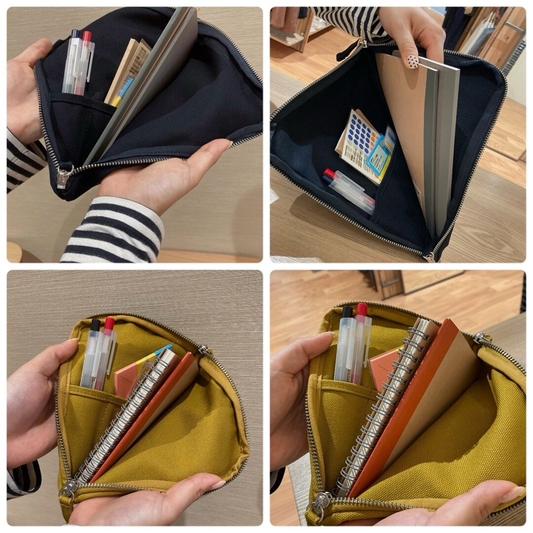 【那珂川】文房具の収納に!!見た目も色もかわいい!!帆布シリーズ!!_z081Vf