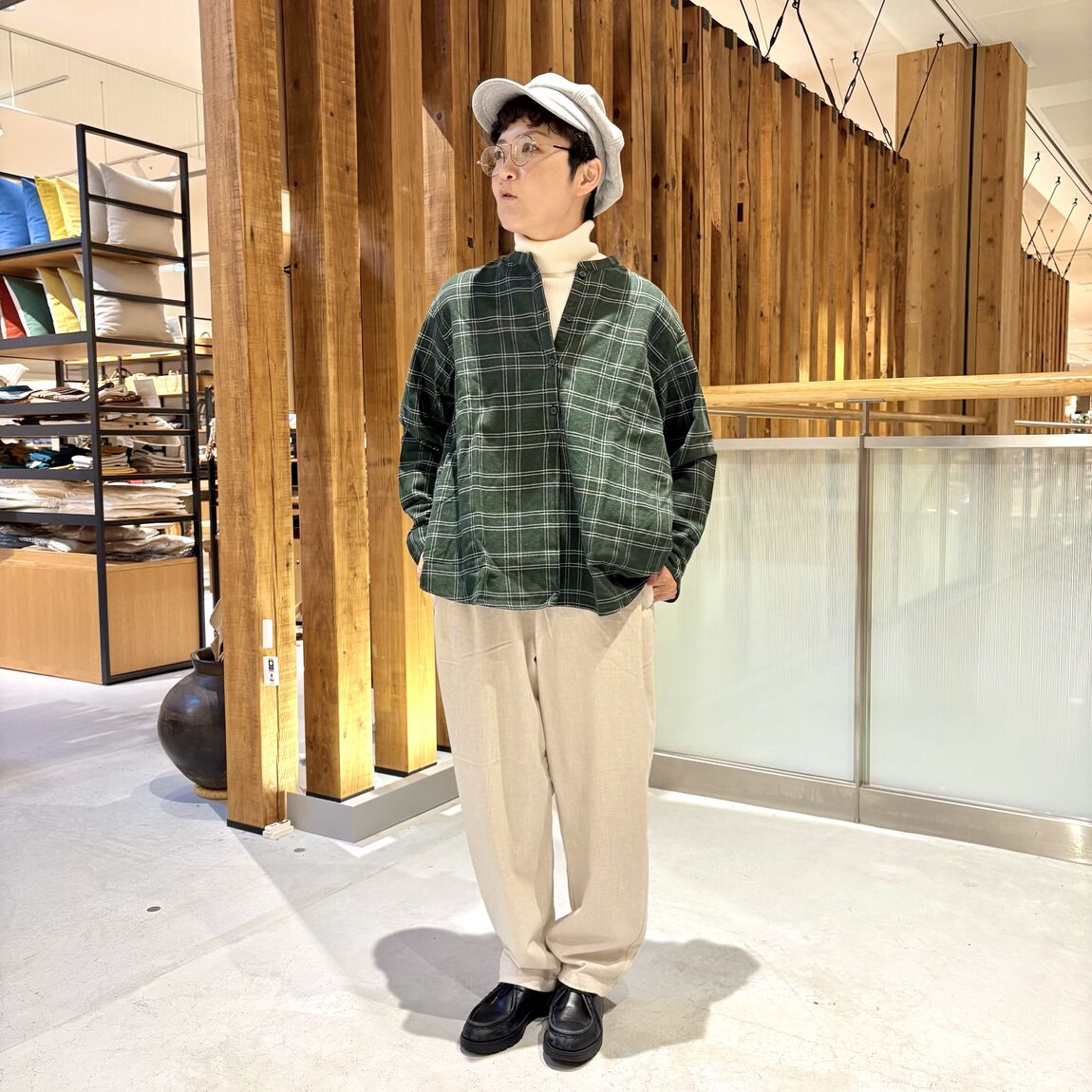 【阪急西宮ガーデンズ】やわらかな着心地の、フランネル。_gr1b78