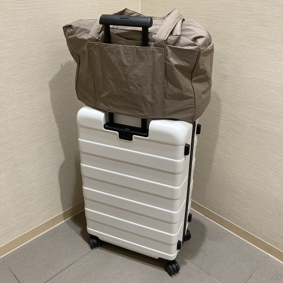 【イオンモール川口前川】良品週間開催中！ / 旅行の荷物問題を解決！  たためるボストンバッグのご紹介_ujnTf1