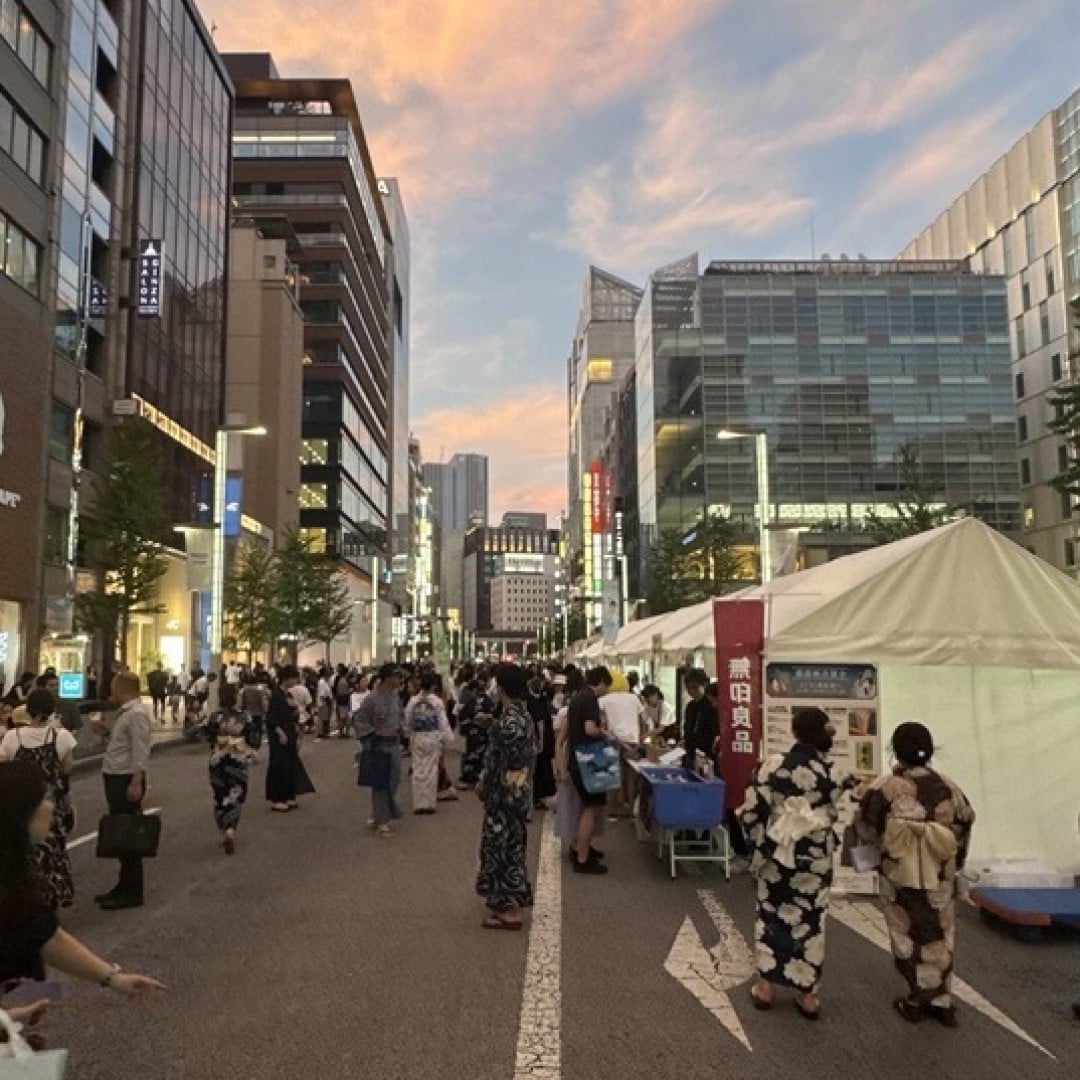 【銀座】「ゆかたで銀ぶら 2025」に参加しました　