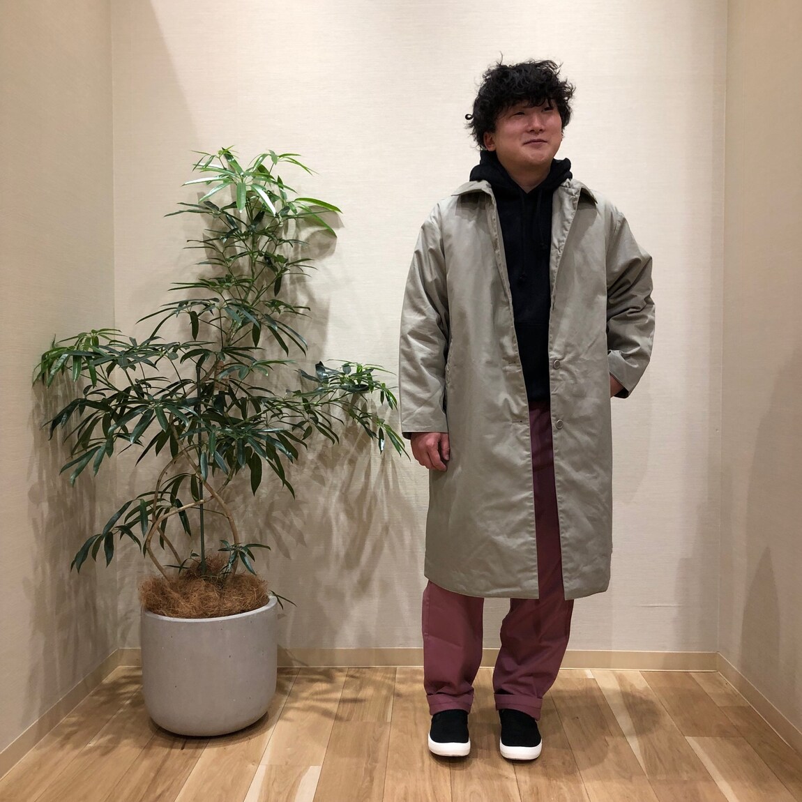 紳士服着用画像
