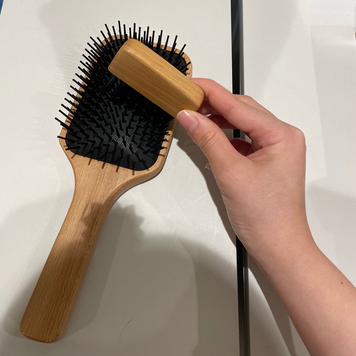 お手入れブラシの使い方
