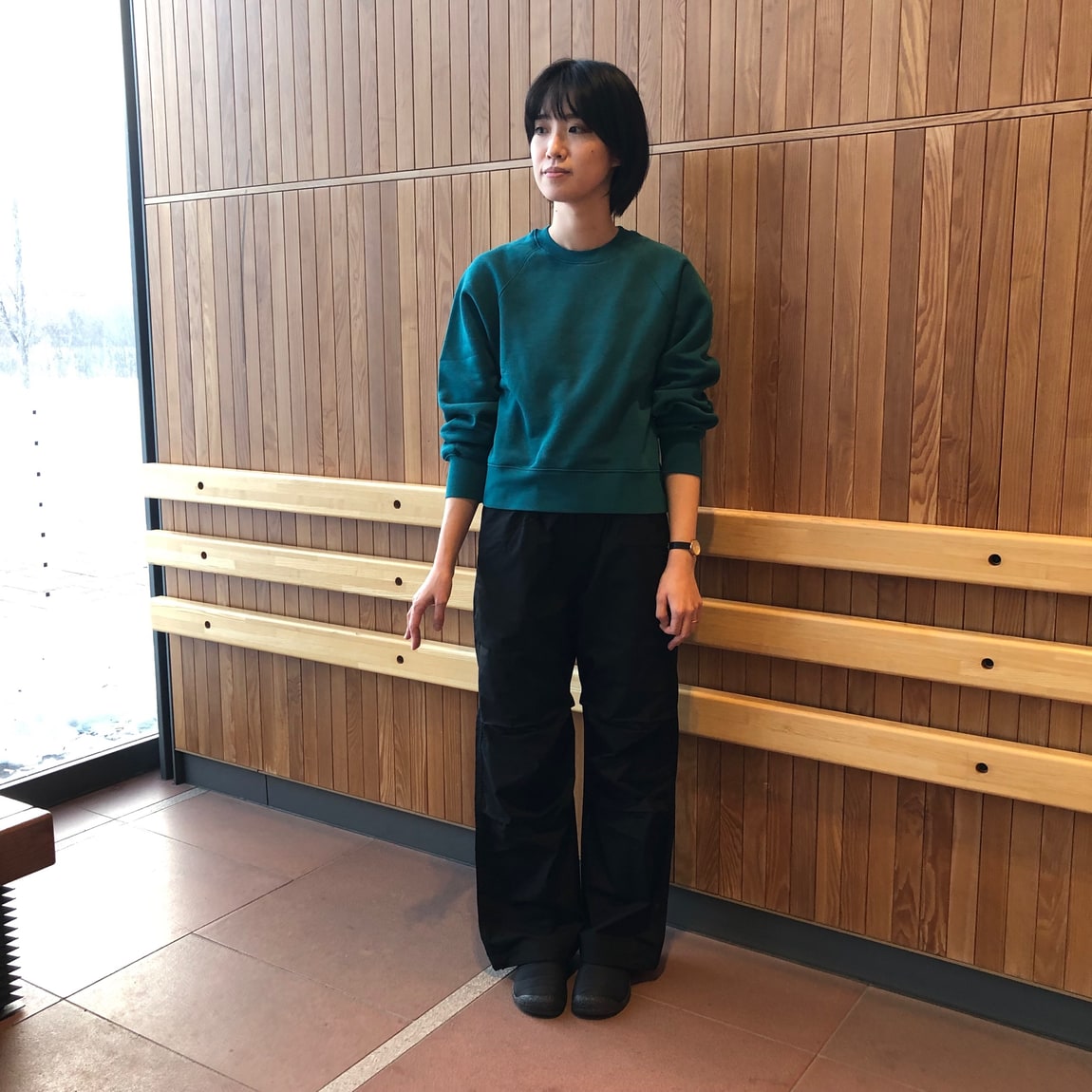 横